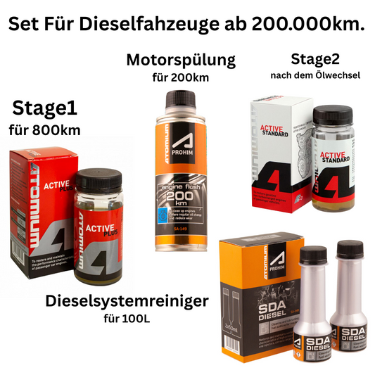 Atomium Set für Dieselfahrzeuge ab 200.000Km