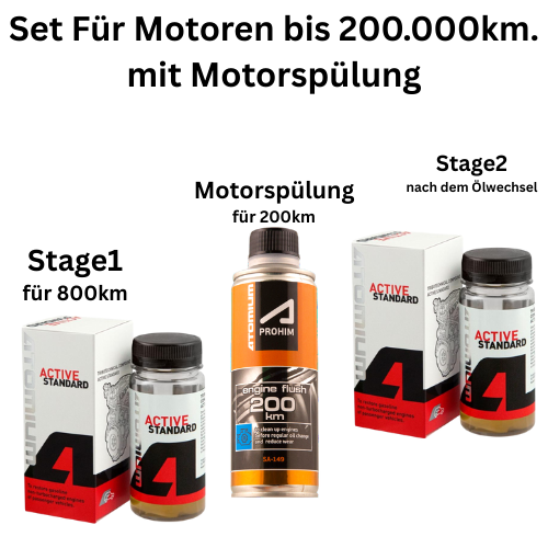 ATOMIUM Set für Motoren bis 200.00km mit Spülung